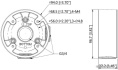 Кронштейн настенный из алюминия Dahua DH-PFA13A-E