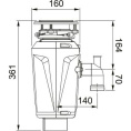 Franke SLIM 50/ Best, Измельчитель SLIM 50 (134.0715.098)
