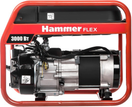 Бензиновый генератор Hammer Flex GN3000, 220/12 В, 3кВт