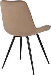 Стул для дома Бюрократ CH-K2 св.коричневый Holland 65 металл черный на ножках CH-K2_1/HL65