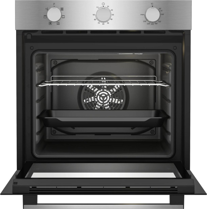Духовой шкаф электрический Indesit IBFTE 3634 IX, 72л, дверца с 2 стеклами, нержавеющая сталь