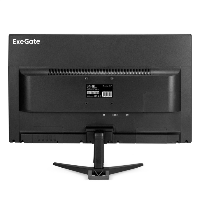 Монитор 23.8" ExeGate EB2400 (TN LED Grade A+, FHD, 1920x1080@60Гц, 16:9, 200cd/m2, 1000:1, 170°/160°, 5ms, D-Sub, HDMI, Flicker-free, кабель HDMI 1.5м, VESA, регулировка наклона (tilt), черный) EX294424RUS