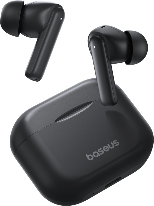 Наушники Baseus A00072200113-Z1 Bowie E17 True Wireless Bluetooth Earphones Cluster Black материал: ABS + PC, Bluetooth 5.3, время работы: около 6 часов, интерфейс зарядки: Type-C, время