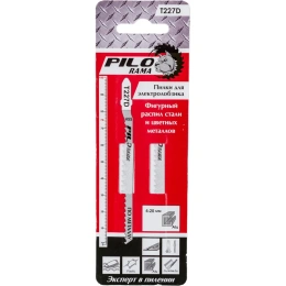 Пилки T227D 2 шт; 8 TPI; 100x75 мм; h 4-20 мм; HSS по металлу Pilorama 542270