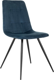 Стул для дома Бюрократ CH-K1 синий Holland 58 металл черный на ножках CH-K1_1/HL58