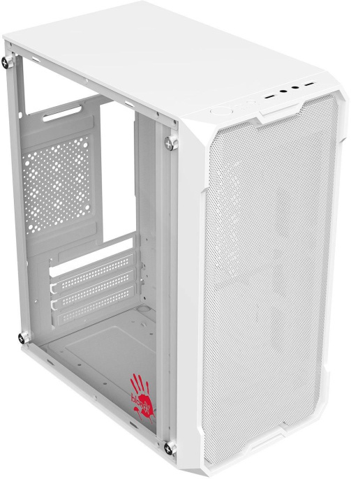 Корпус Bloody CC-129 белый без БП mATX 1x80mm 2x120mm 1xUSB2.0 1xUSB3.0 audio (CC-129-WH)