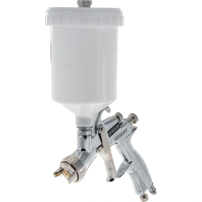 Краскораспылитель (сопло 1,3 мм; бачок 0,6 л, LVLP) Gigant SPR500