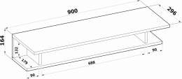 Стол Сокол ПК-800 столешница ЛДСП дуб сонома 00-00014568