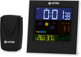 Погодная станция Vitek VT-6411, черный