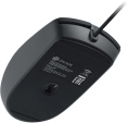 Мышь Оклик 100M черный оптическая 1600dpi USB для ноутбука 4but (1909417)