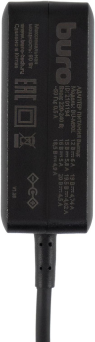 Блок питания Buro BU-M90L ручной 90W 12V-20V 9-коннект. 6A от бытовой электросети