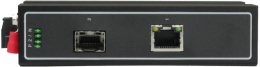 Медиаконвертер OSNOVO GE, 1 x GE 10/100/1000Base-T , 1 x GE SFP 1000Base-X OMC-1000-11X/I