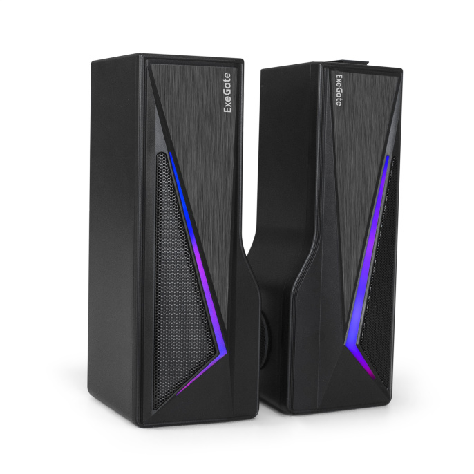 Саундбар-Акустическая система 2.0 ExeGate Allegro 170 питание USB, Bluetooth, 2х3Вт 6Вт RMS , 60-20000Гц, цвет черный, RGB подсветка, с возможностью трансформации в саундбар, Color Box EX289691RUS