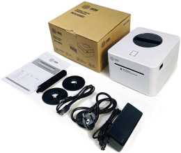 Принтер этикеток Cactus CS-TP-D410U-W,  белый