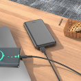Внешний аккумулятор (Power Bank) Hoco J100 High-ranking,  10000мAч,  черный