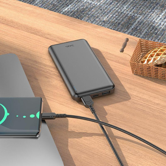 Внешний аккумулятор (Power Bank) Hoco J100 High-ranking,  10000мAч,  черный