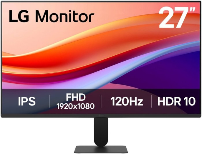 Монитор LG 27" 27U411A-B черный IPS LED 16:9 HDMI матовая 1500:1 250cd 178гр/178гр 1920x1080 120Hz VGA FHD 4.2кг