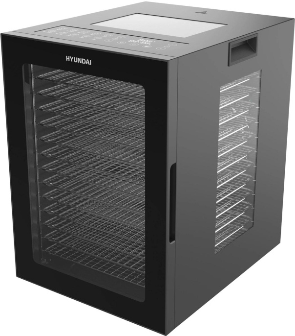 Сушка для фруктов и овощей Hyundai HYFD-8803 28под. 850Вт черный