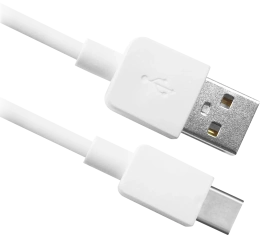 Defender USB кабель USB08-01C AM-TypeC, белый, 1m, пакет, 87495