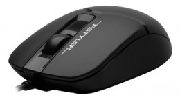 Мышь A4Tech Fstyler FM12 черный оптическая 1200dpi USB 3but (FM12 BLACK)