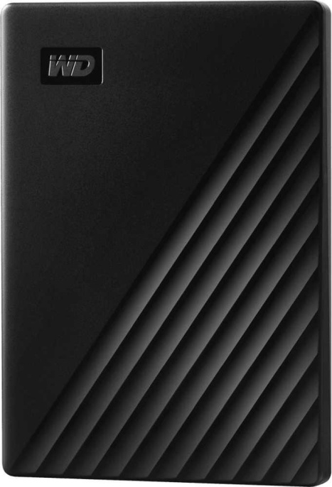 1ТБ Внешний диск HDD WD My Passport WDBYVG0010BBK-WESN, USB 3.2 Gen 1, черный