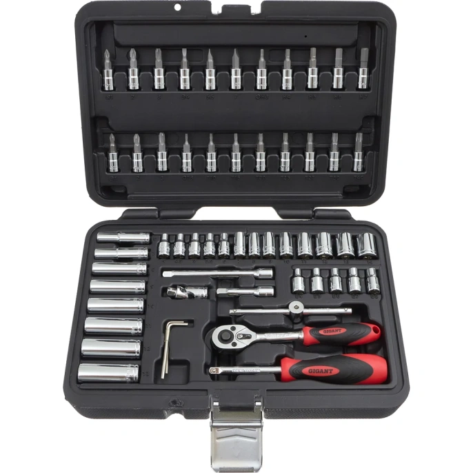 Набор инструментов Gigant Professional 1/4" 57 предметов, Сталь Cr-V, GPS 57