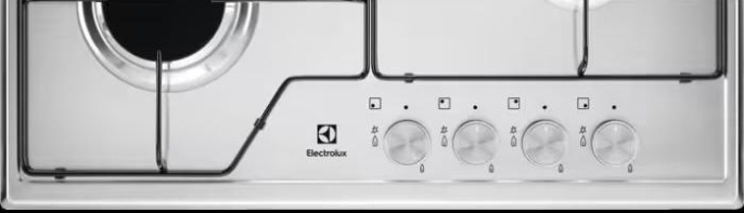 Газовая варочная панель Electrolux KGS6424SX, 4 конфорки, нержавеющая сталь, серебристый