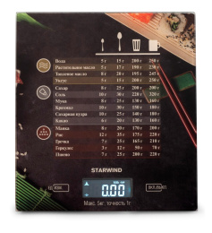 Весы кухонные STARWIND SSK3377,  рисунок