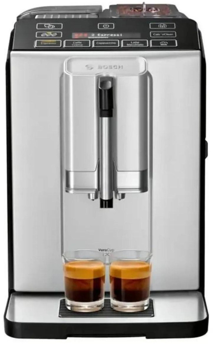 Кофемашина Bosch VeroCup 300 TIS30321RW 1300Вт серебристый