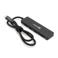 Док-станция с картридером 4-в-1 ExeGate DUB-2213C/CR (кабель-адаптер USB Type-C --> 2xUSB2.0+ 1xUSB3.0+Card Reader, Plug&Play, корпус алюминиевый, черный) EX297632RUS