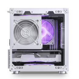 Корпус miniITX JONSBO C6, Mini-Tower, без БП, белый [c6 white]