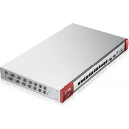 Межсетевой экран/ ZYXEL ZyWALL ATP800 Firewall Rack, 12 configurable LAN / WAN ports GE, 2xSFP, 2xUSB3.0, AP Controller 2/130 , Device HA Pro, with support for Sandbox and Botnet Filter, with a 1 year Gold subscription full UTM-functionality and cont (ATP