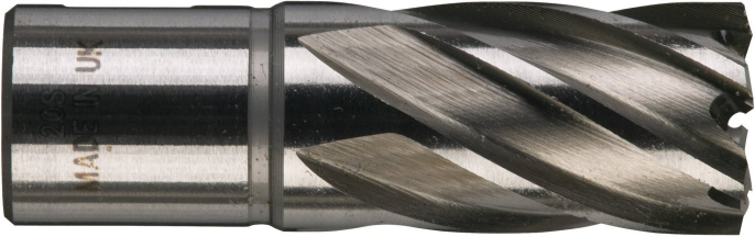 Фреза Milwaukee HSS D20х30мм 4932343276 кольцевая, с хвостовиком Weldon 19мм, на 30% больше производительности