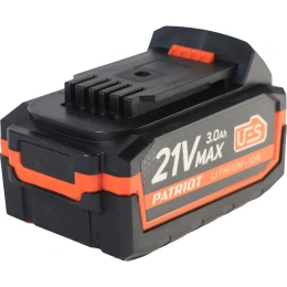 Батарея аккумуляторная PB BR 21V(Max) Li-ion UES 3.0 Ah, тонкая зарядка Patriot 180301123