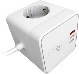 Умная розетка Digma DiPlug Cube 1, EU, Wi-Fi, белый [dpc13s]