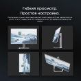 Моноблок Chuwi Unitech 27 27" 2K Ryzen 5 6600H 3.3 32Gb SSD1Tb 660M Windows 11 Pro GbitEth WiFi BT 48W клавиатура мышь Cam серебристый/черный 2560x1440