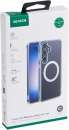 Защитный чехол UGREEN CA183 65343 Classy Clear Magnetic Protective Case для Samsung Galaxy S25+. Цвет: прозрачный (65343_)