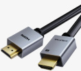 Кабель CABLETIME CH22L (CT-AV566-PHE2G-B2) 2 м, HDMI2.0 AM/AM, 4k/60 Гц, позолоченный, черная ПВХ-оболочка