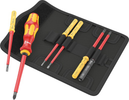 Отвертка Wera Kraftform Kompakt VDE 7 Universal 2 Tool Finder в компл.:7 предметов (WE-006601)