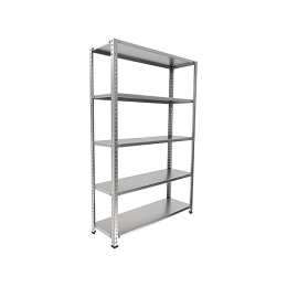 Универсальный металлический стеллаж IRONMEBEL optimus lite 2200x700x300 мм, 5 полок M-СУЭ2200х700х300