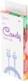 Кабель Redline Candy, micro USB m - USB m , 1м, 2A, фиолетовый [ут000021987]