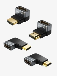 Угловой адаптер CABLETIME CP42G (CT-HMF8K-AGD) HDMI 8K HDMI 2.1 «папа-мама» — идеальное решение для ограниченного пространства