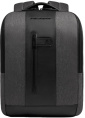 Рюкзак мужской Piquadro Brief2 CA4818BR2/GRN серый/черный нейлон/натур.кожа