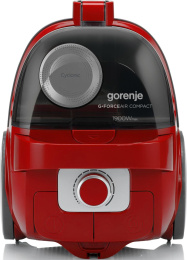 Пылесос Gorenje VC1901GACRCY, 1900Вт, красный/черный