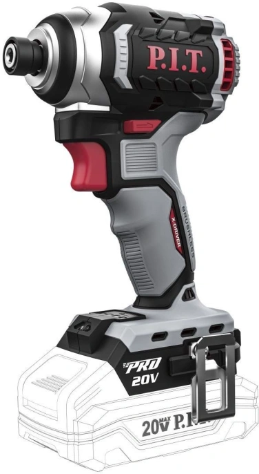 Винтоверт P.I.T. PSD20H-230A аккумуляторный, бесщеточный, 20В, 230Нм, 3ск, 3500уд/м, HEX 1/4"
