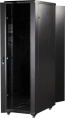 Шкаф серверный Lanmaster TWT-CBB-32U-6X10-G1 напольный 32U 600x1000мм пер.дв.стекл задн.дв.двуст. 2 бок.пан. 800кг черный