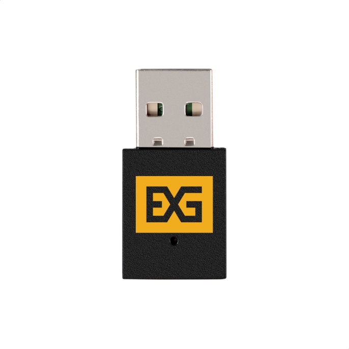 Сетевой адаптер Wi-Fi 5 двухдиапазонный ExeGate EX-W5-T2U Nano-AC600 Wi-Fi AC a/b/g/n/ac , чипсет Realtek8811, 2.4 ГГц до 200 Мбит/с + 5 ГГц до 433 Мбит/с, внутренняя антенна, USB 2.0 EX299443RUS