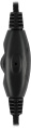 Гарнитура Oklick HS-M200,  для компьютера, накладные,  проводные, черный [1532011]