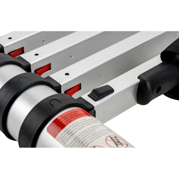 Лестница телескопическая алюминиевая, 4, 4м, 15 ступеней, Gigant LT-01 1x15