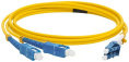 Оптический патч-корд 2 волокна LC-SC 9/125 SM LANMASTER LAN-2LC-2SC/SU-3.0